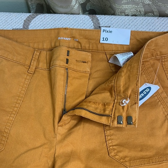 Old Navy Pixie Ankle Chino utility tobacco leaf pants - Picture 15 of 15